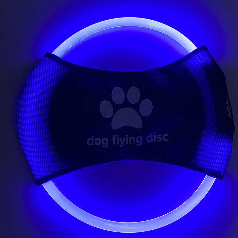Dog Flying Discs Light Glowing LED LuminousTrainning Interactive Toys Game Flying Discs - Image 8