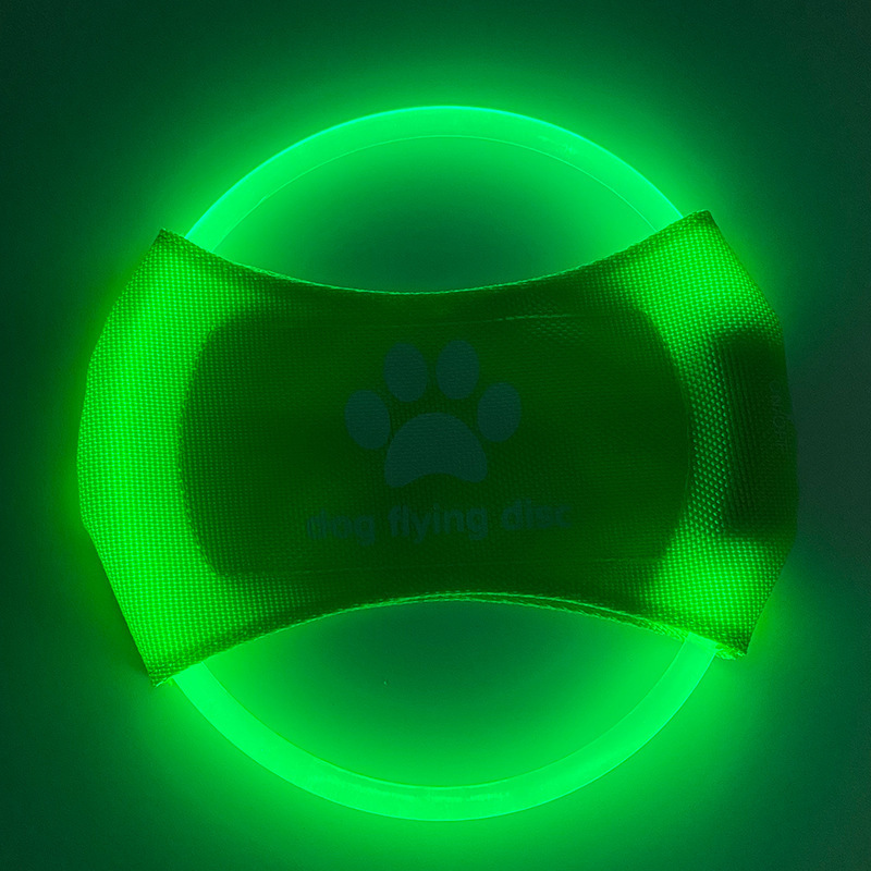 Dog Flying Discs Light Glowing LED LuminousTrainning Interactive Toys Game Flying Discs - Image 3